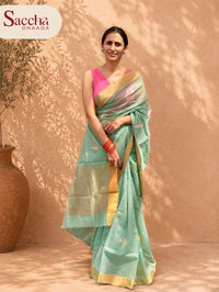 Chanderi Saare Green