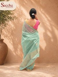 Chanderi Saare Green