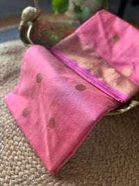 Chanderi Saree Pink