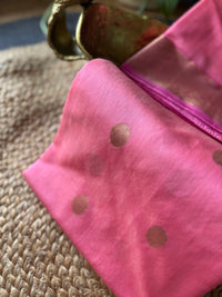 Chanderi Saree Pink