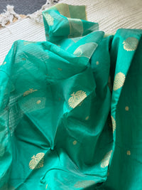 Chanderi Saree Light Green
