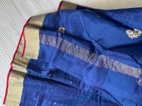 Chanderi Saree Blue