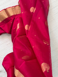Chanderi Saree Maroon
