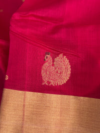 Chanderi Saree Maroon