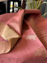 Chanderi Saree Pink