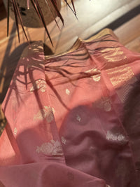 Chanderi Saree Pink