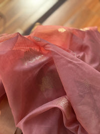 Chanderi Saree Pink