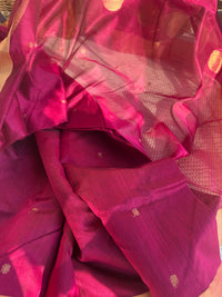 Chanderi Saree Red